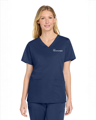 Wink Women’s WorkFlex V-Neck Top Navy 0725 [47359]