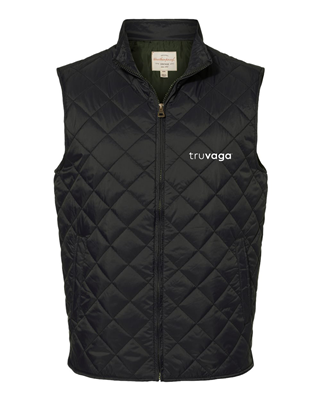 Diamond Quilted Vest - Black Truvaga [42333]