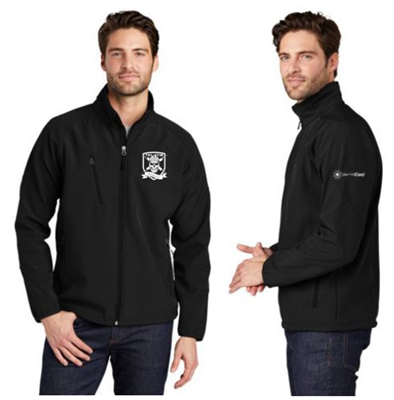 Port Authority Textured Soft Shell Jacket - Black [41229]